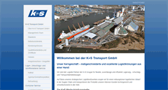 Desktop Screenshot of kstransport.de