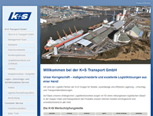 Tablet Screenshot of kstransport.de